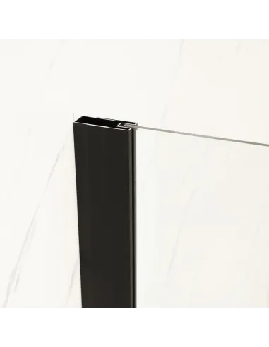 Душевая перегородка Mixxus Premium FLAT SP02-80x200-TR Black Walk-In MI6854, 80x200 см