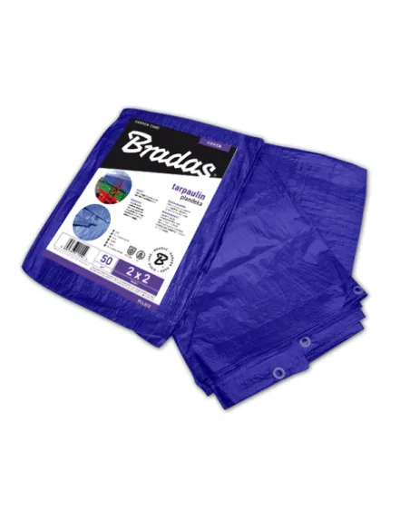 Тент от дождя и солнца Bradas Standart PLL 5х6 метров, синий Тент от дождя и солнца Bradas Standart PLL 5х6 метров, синий