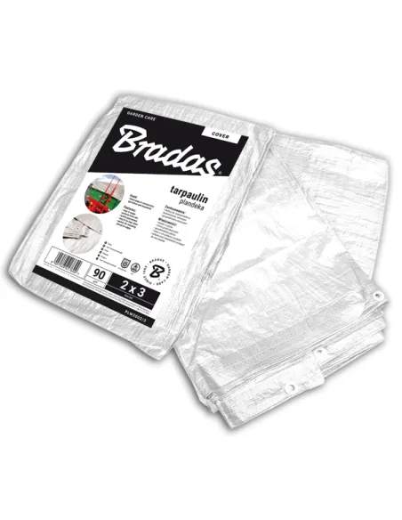 Тент-навіс для тераси Bradas White PLW90 5х8 метра, підвищеної щільності, водонепроникний, білий Тент-навіс для тераси Bradas White PLW90 5х8 метра, підвищеної щільності, водонепроникний, білий