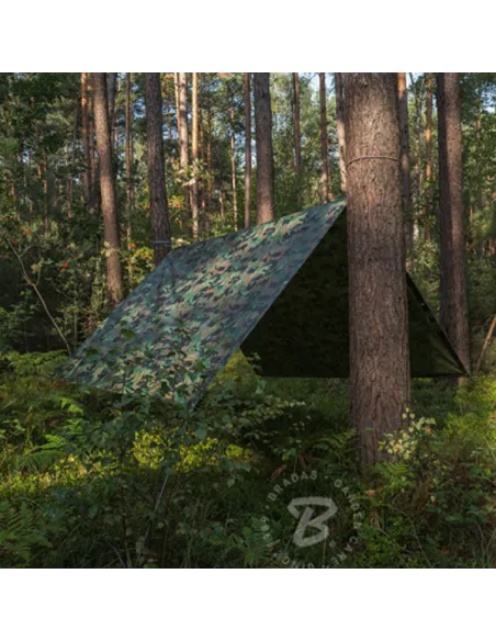 Тент камуфляж Bradas CAMOforest PLCF90 3х4 метри водонепроникний Тент камуфляж Bradas CAMOforest PLCF90 3х4 метри водонепроникний
