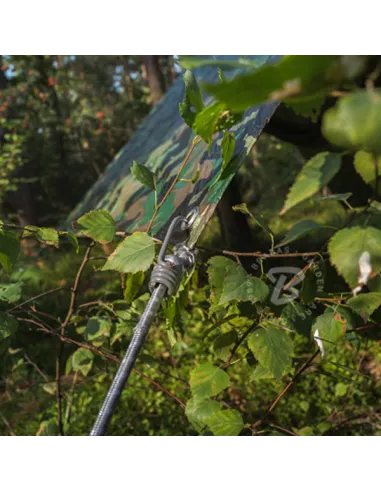 Тент камуфляж Bradas CAMOforest PLCF90 5х6 метр водонепроникний