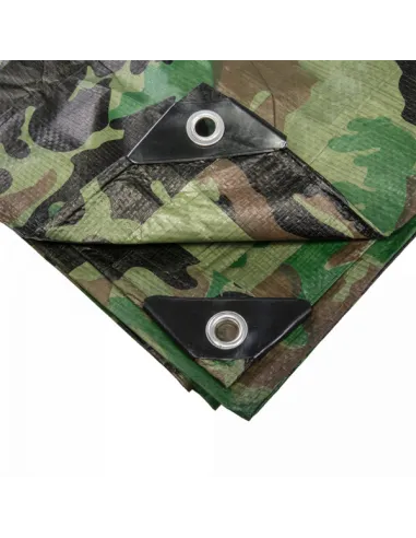 Тент камуфляж Bradas CAMOforest PLCF90 6х12 метр водонепроникний