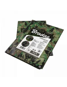 Тент камуфляж Bradas CAMOforest PLCF90 8х10 метра водонепроницаемый
