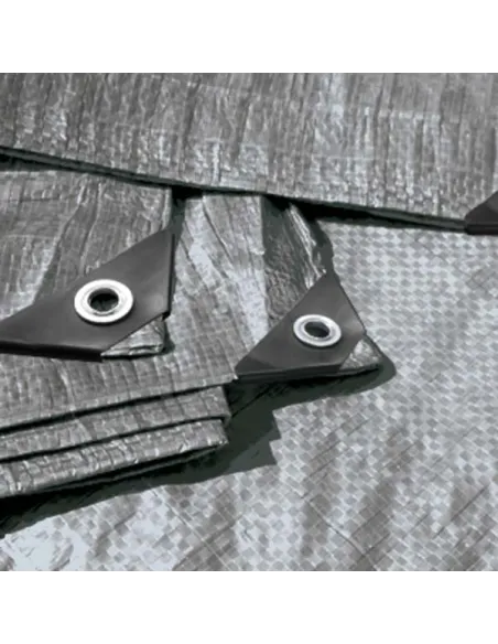 Тент від дощу та сонця Bradas Ultra Weight PL260 6х8 метра водонепроникний, сірий, підвищеної щільності Тент від дощу та сонця Bradas Ultra Weight PL260 6х8 метра водонепроникний, сірий, підвищеної щільності