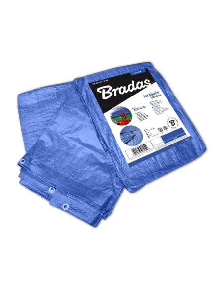 Тент-парус Bradas Blue PL 3х3 метра усиленный, водонепроницаемый, синий Тент-парус Bradas Blue PL 3х3 метра усиленный, водонепроницаемый, синий