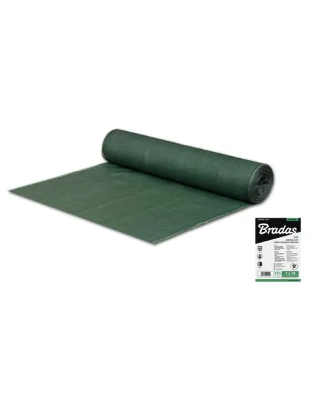 Затіняюча сітка для теплиці Bradas AS-CO6012025GR 1.2х25 метрів, тінь 55%, зелена