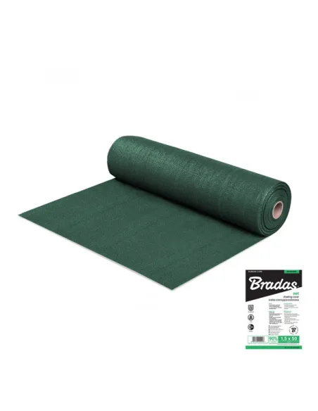 Затіняюча сітка Bradas AS-CO13512025GR 1.2х25 метрів, тінь 90%, зелена