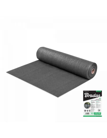 Затіняюча сітка Bradas AS-CO13512025GY 1.2х25 метрів, тінь 90%, сіра