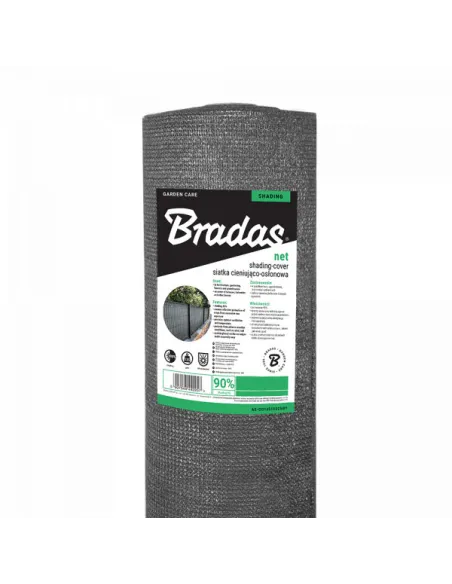 Затіняюча сітка Bradas AS-CO13512050GY 1.2х50 метрів, тінь 90%, сіра