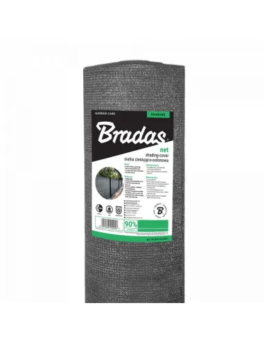 Затіняюча сітка Bradas AS-CO13515050GY 1.5х50 метрів, тінь 90%, сіра