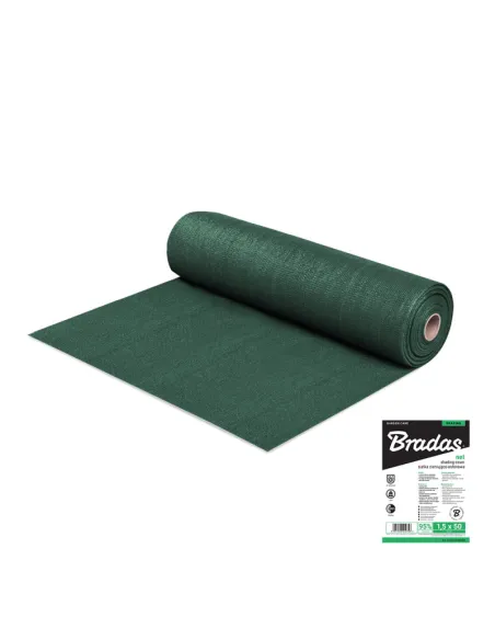 Затіняюча сітка Bradas AS-CO16015050GR 1.5х50 метрів, тінь 95%, зелена