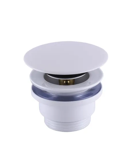 Донний клапан для раковини Topaz TK-15A-W, 62х70 мм