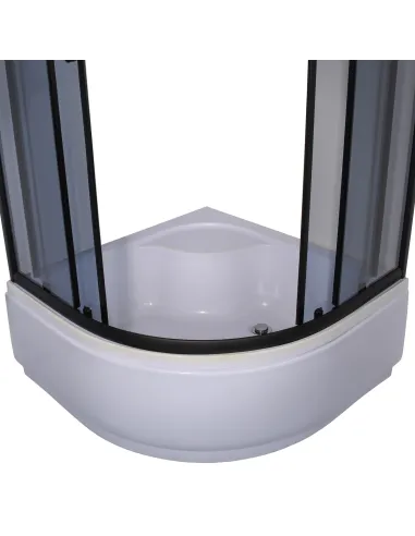 Душова кабіна з високим піддоном Bravo Warta H90GB, напівкругла