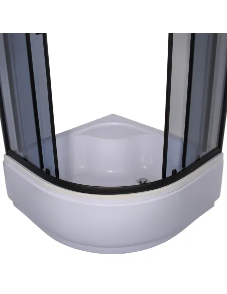 Душова кабіна з високим піддоном Bravo Warta H90GB, напівкругла