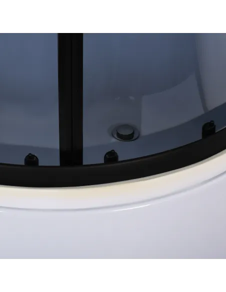 Душова кабіна з високим піддоном Bravo Warta H90GB, напівкругла