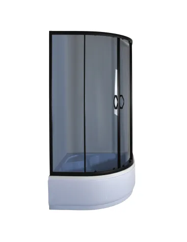 Душова кабіна з високим піддоном Bravo Warta H90GB, напівкругла