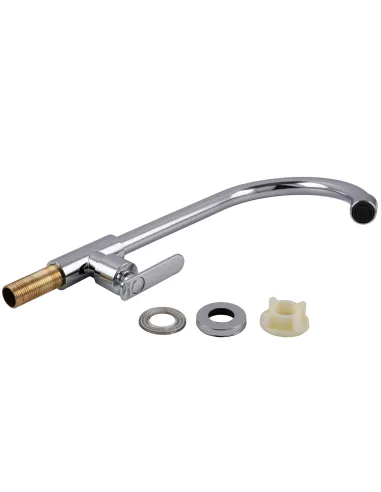 Монокран для умивальника Domino DCC-0001M, нержавіюча сталь.