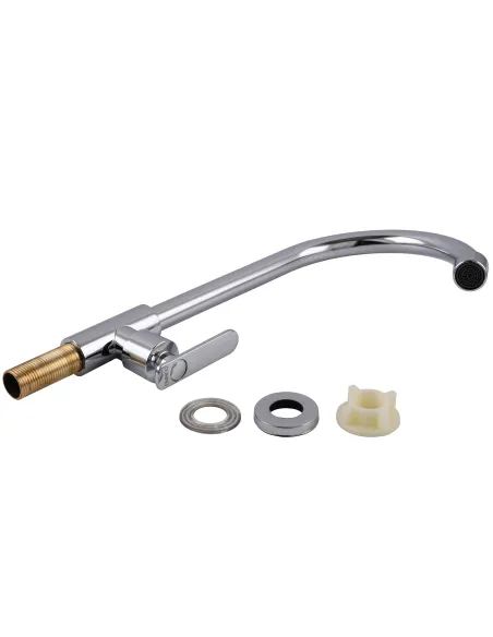 Монокран для умивальника Domino DCC-0001M, нержавіюча сталь.