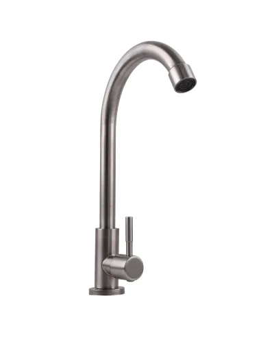 Монокран для умывальника Ecomix AISI-0001M, нержавеющая сталь