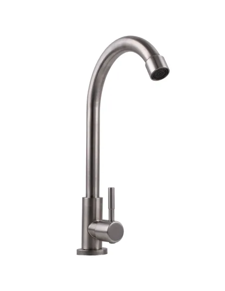 Монокран для умывальника Ecomix AISI-0001M, нержавеющая сталь