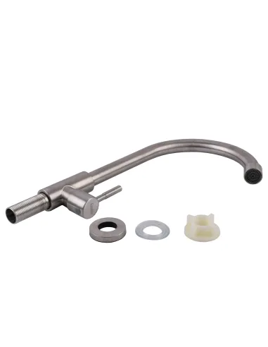 Монокран для умивальника Ecomix AISI-0001M, нержавіюча сталь.