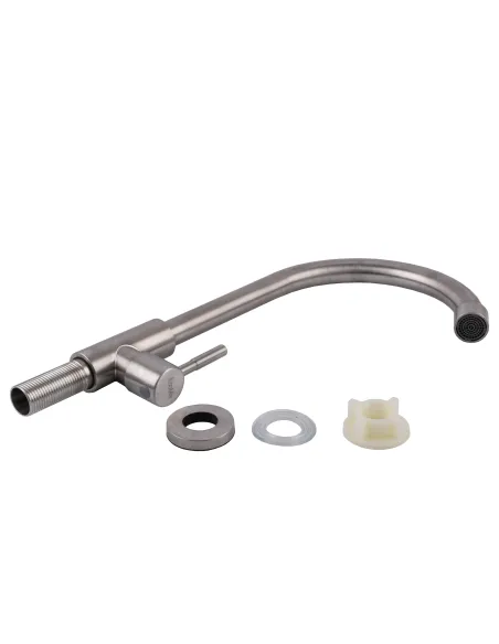 Монокран для умивальника Ecomix AISI-0001M, нержавіюча сталь.