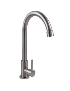 Монокран для умывальника Globus Lux Alpen SBT1-0001M, нержавеющая сталь