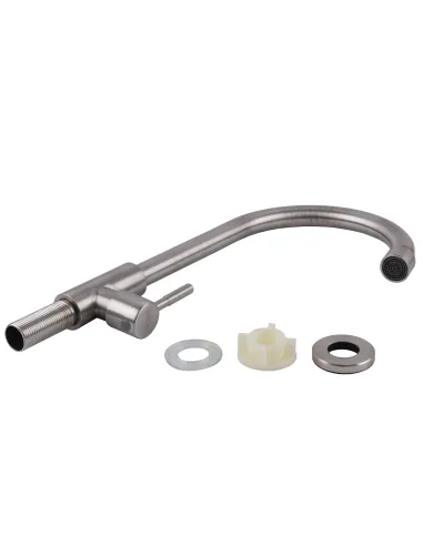 Монокран для умывальника Globus Lux Alpen SBT1-0001M, нержавеющая сталь