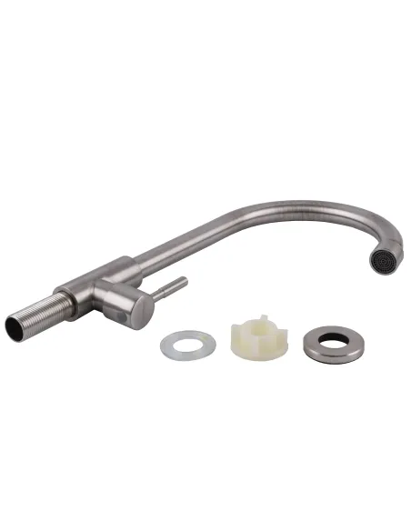 Монокран для умивальника Globus Lux Alpen SBT1-0001M, нержавіюча сталь.