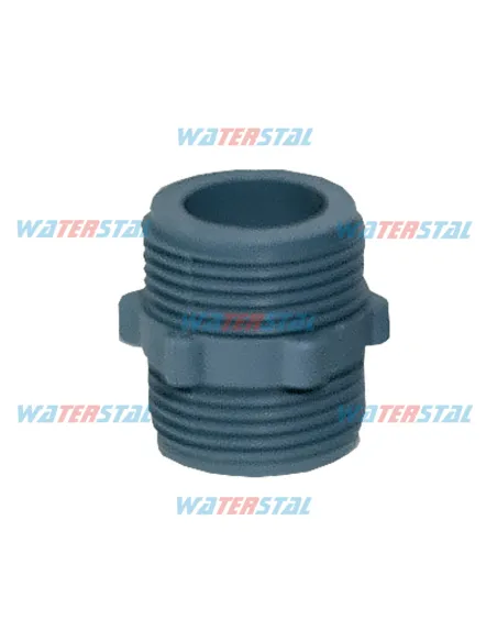 Ніпель Waterstal Н-34, пластик, 3/4 дюйми, для підведення пральних машин