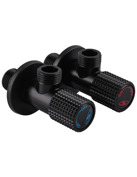 Приладовий кран кутовий Solomon Exclusive 9889 BB 1/2 х 1/2 дюйма