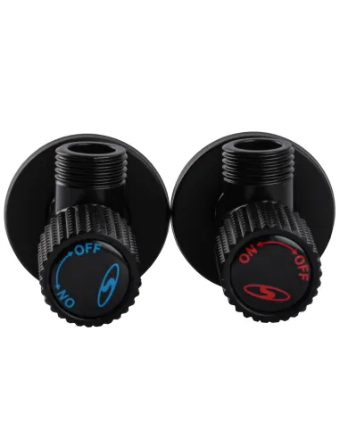 Приборный кран угловой Solomon Exclusive 9889 BB 1/2 х 1/2 дюйма