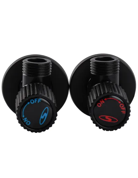 Приладовий кран кутовий Solomon Exclusive 9889 BB 1/2 х 1/2 дюйма