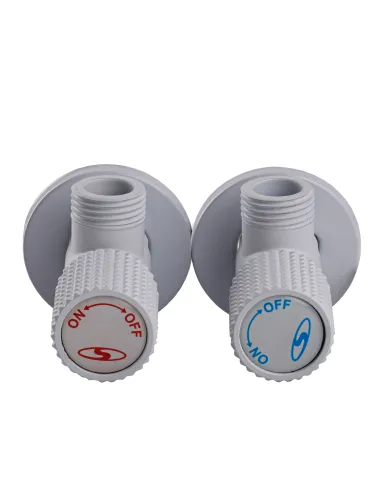 Приборный кран угловой Solomon Exclusive 9889 WW 1/2 х 1/2 дюйма