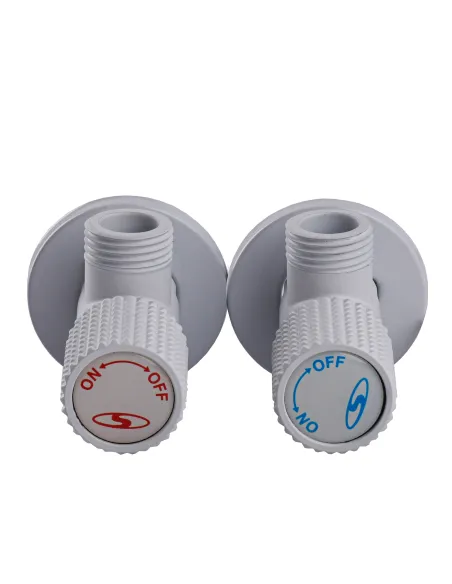 Приборный кран угловой Solomon Exclusive 9889 WW 1/2 х 1/2 дюйма