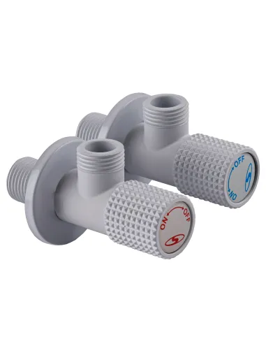 Приладовий кран кутовий Solomon Exclusive 9889 WW 1/2 х 1/2 дюйми