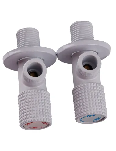 Приборный кран угловой Solomon Exclusive 9889 WW 1/2 х 1/2 дюйма