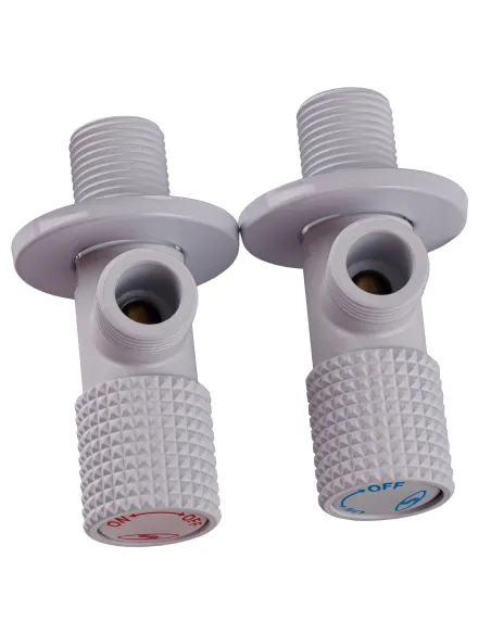 Приборный кран угловой Solomon Exclusive 9889 WW 1/2 х 1/2 дюйма