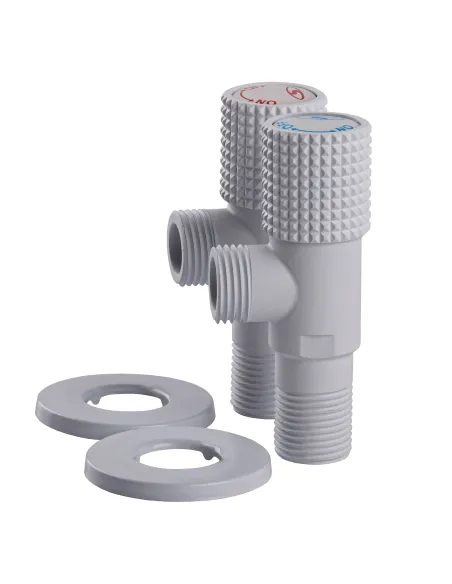 Приладовий кран кутовий Solomon Exclusive 9889 WW 1/2 х 1/2 дюйми