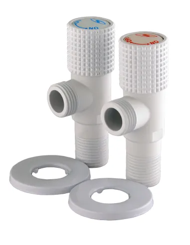 Приборный кран угловой Solomon Exclusive 9889 WW 1/2 х 1/2 дюйма