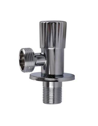 Приладовий кран кутовий Solomon Exclusive 989 Chrom 1/2 х 3/4 дюйми