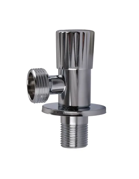 Приборный кран угловой Solomon Exclusive 989 Chrom 1/2 х 3/4 дюйма