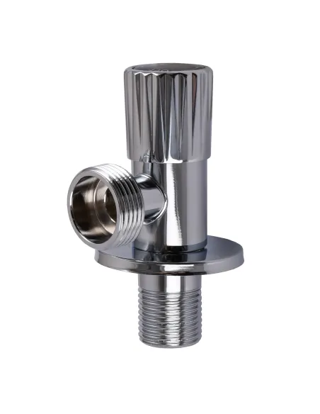Приборный кран угловой Solomon Exclusive 989 Chrom 1/2 х 3/4 дюйма