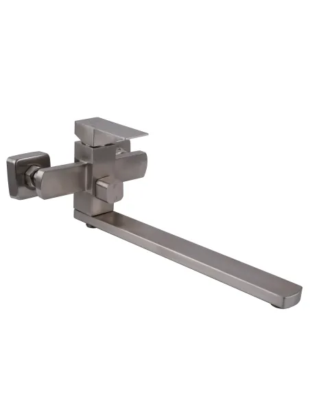 Смеситель для ванны Globus Lux Kubus SKU-208N с душевым набором, хром