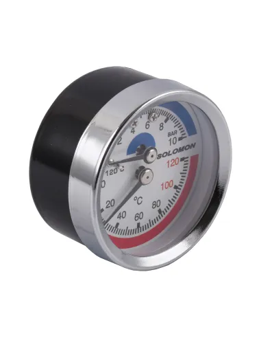 Термоманометр Solomon V1245 S М10х1 10 Бар, заднє підключення