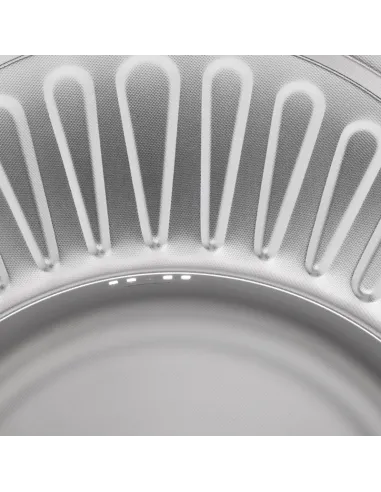 Мийка для кухні кругла Zerix Z5745-06-180D Decor 570x450x180 мм з нержавіючої сталі