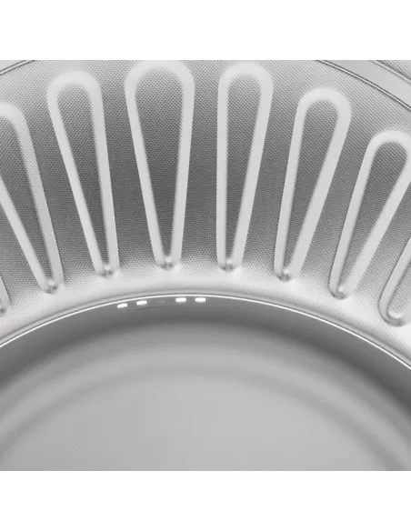 Мойка для кухни круглая Zerix Z5745-06-180D Decor 570x450x180 мм из нержавеющей стали