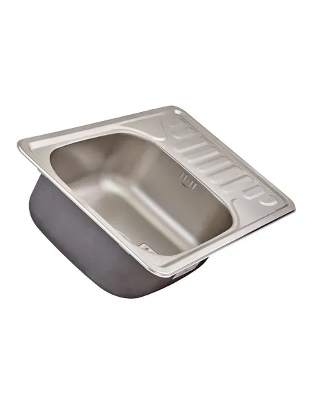 Мойка для кухни прямоугольная Zerix Z6642-08-180MD Micro Decor 660x420x180 мм из нержавеющей стали