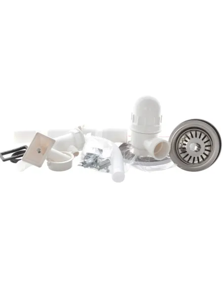 Мийка для кухні квадратна Zerix Z3838-06-160E Satin 380х380х160 мм з нержавіючої сталі