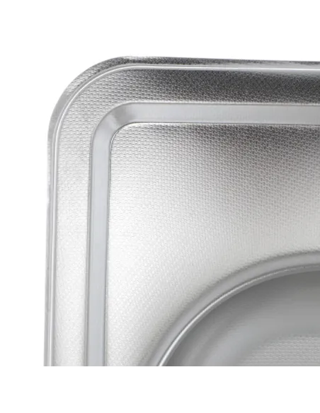 Мойка для кухни квадратная Zerix Z4848-06-160D Decor 480х480х160 мм из нержавеющей стали